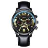 Men's Waterproof Luminous Running Alarm Clock Watch