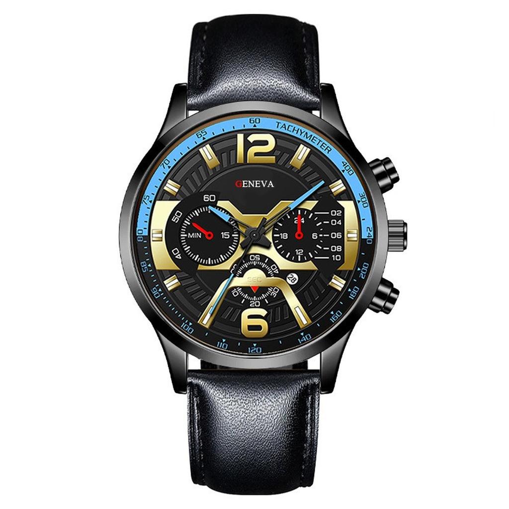 Men's Waterproof Luminous Running Alarm Clock Watch