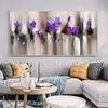 Golden Flower Abstract Home Decor Oil Painting Printed On Canvas Wall Art for Living Room Modern Posters Vintage Quadros Nordic