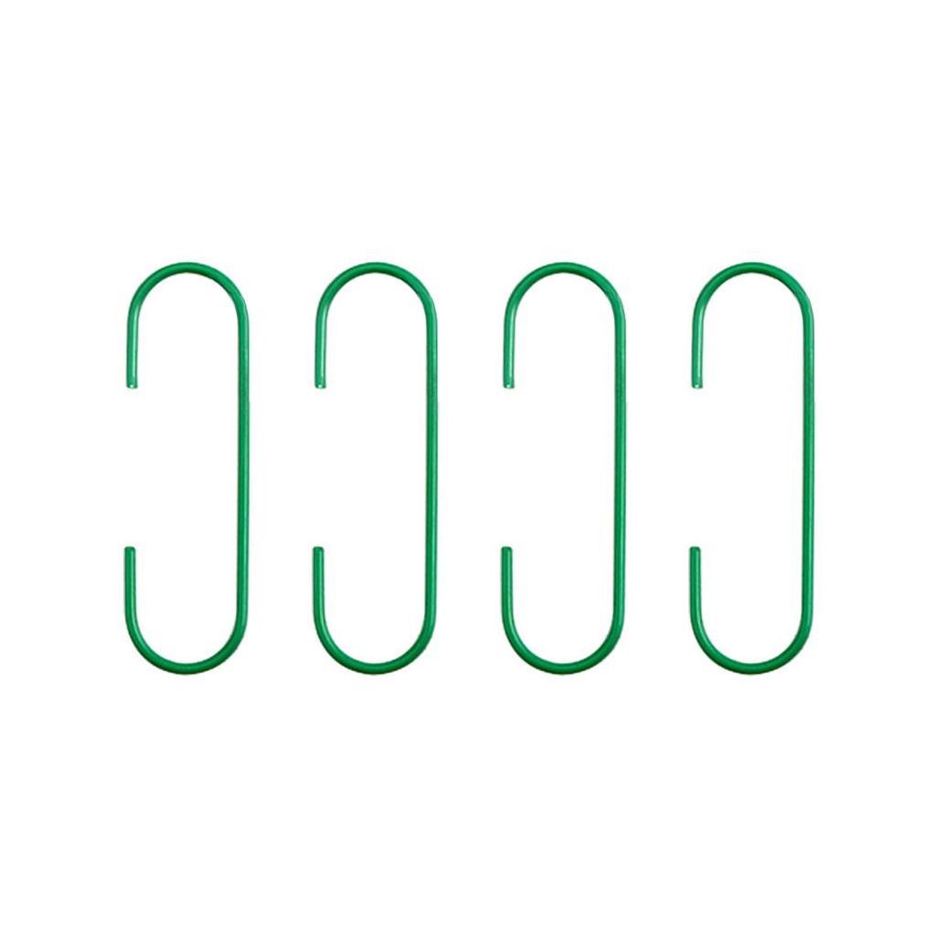 100pcs Christmas Ornament Hooks Metal C-Shaped Hook Holder Christmas Tree Ball Pendant Hanging Decoration for New Year