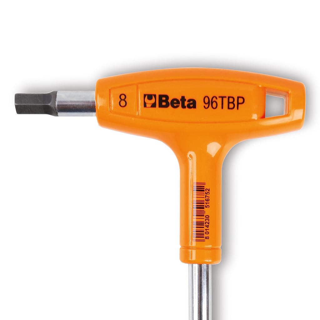 Beta Tool Hex Wrench with Ball 96TBP T-Shaped Point,