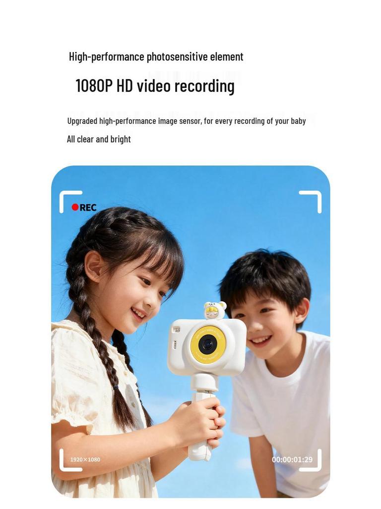 HD Pixel Digital Camera Toy for Kids - New Model, Photo & Video Capable