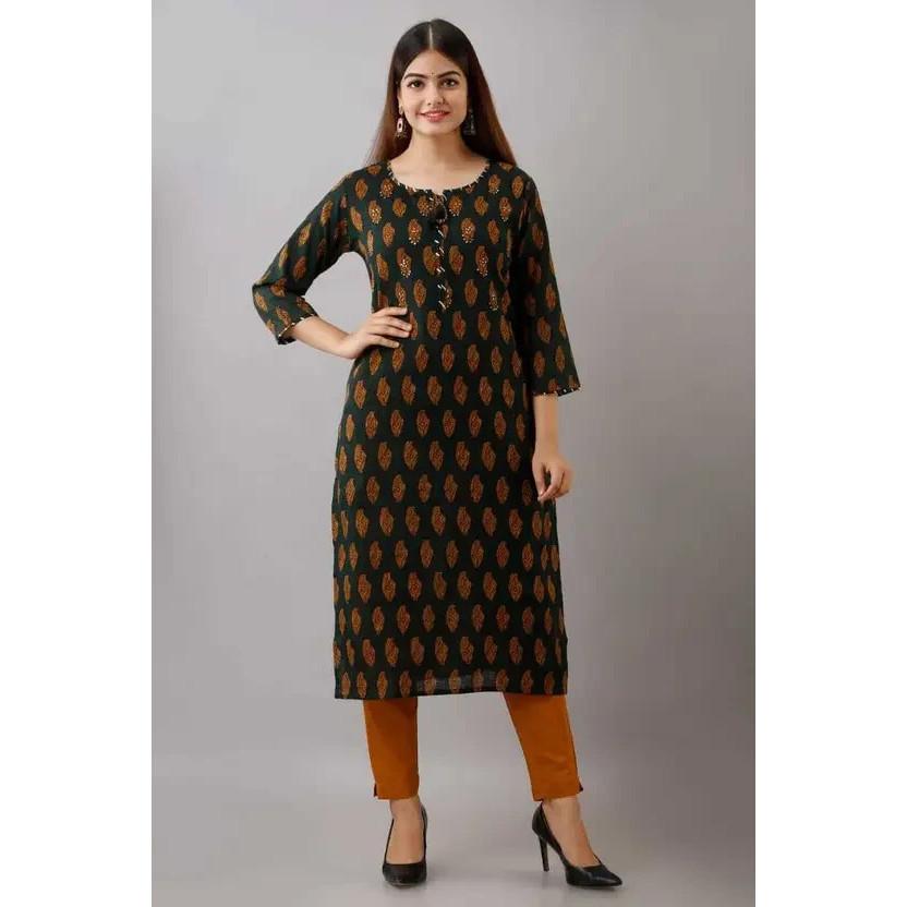 Women Pure Cotton Kurta Pant Dupatta Set Indian Pakistani Top Tunic Kurti Dress VF-20215