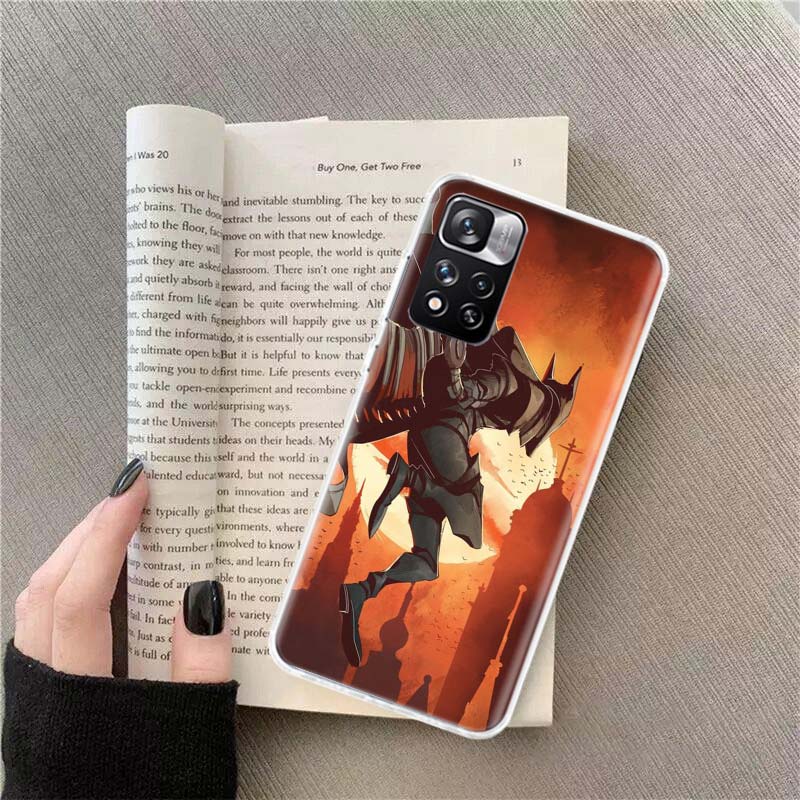 

Game Bloodborne Phone Case For Xiaomi Redmi Note 11 12 14 13 Pro Plus 5G 14S 4G 12S 10 10S 11T Pro 11S 11E Coque Fundas TPU Redmi Note 12 Pro 5G