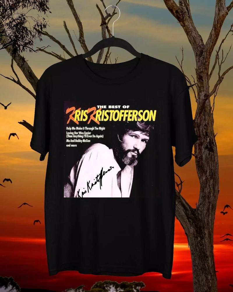 Best of Kris Kristofferson Album Black All Size T-Shirt Unisex T-Shirt M