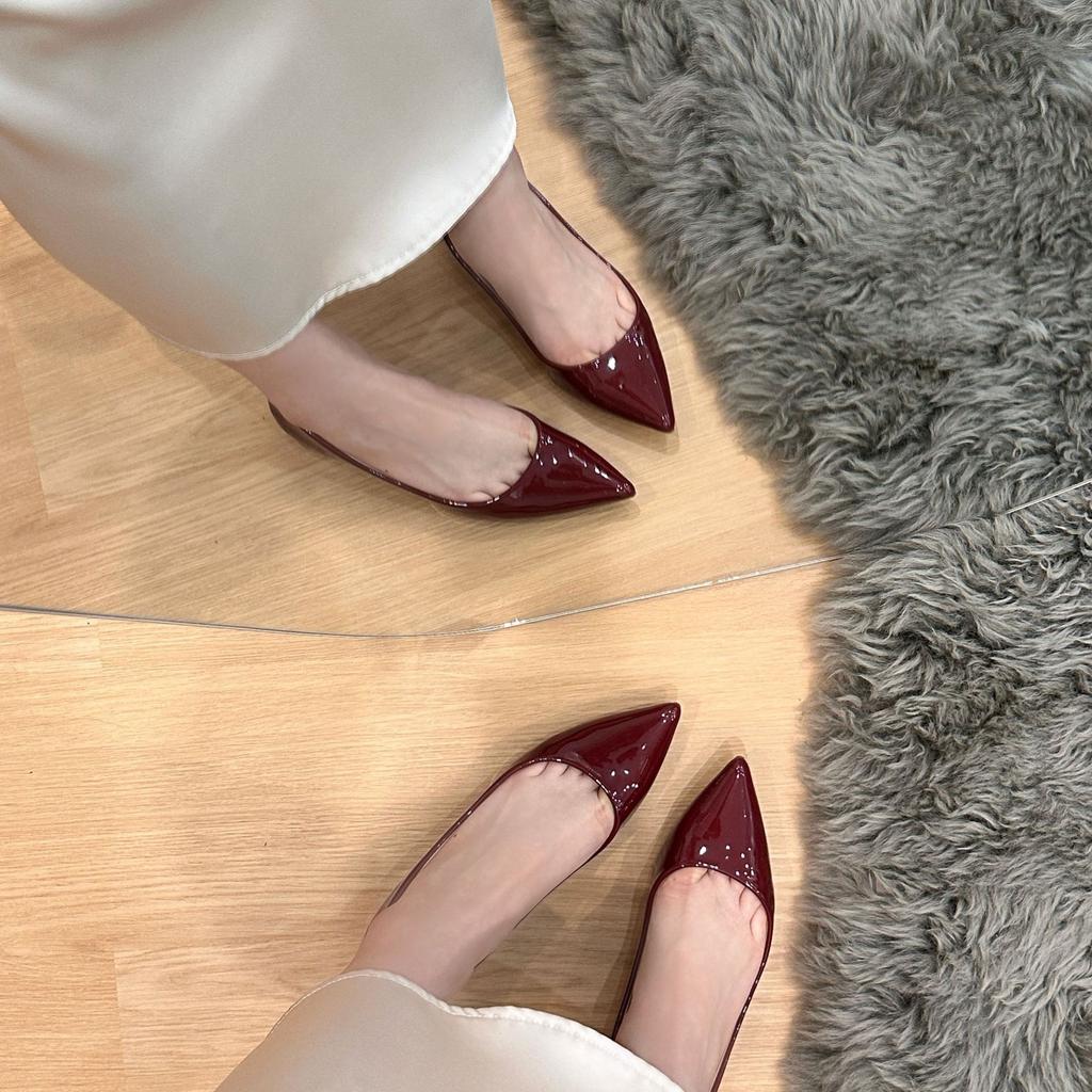 Nackte spitze Einzelschuhe~ 5 cm Höhenzunahme, leichter offener Zehennaht, sexy reine Begierde, sanftes Temperament, einfache Pendler-Einzelschuhe