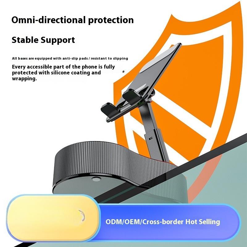 360 Rotary with Lifting Mobile Phone Holder Power Bank Bluetooth Speaker Mini Portable Ambient Light Audio