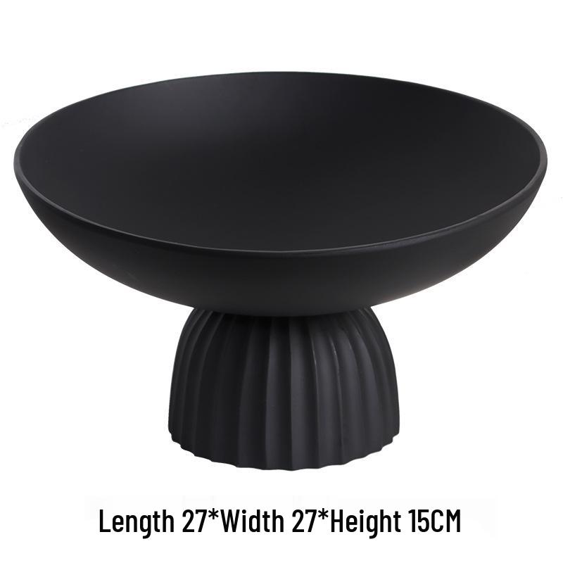 Nordic Minimalist High-Footed Fruit Bowl & Coffee Table Tray for Modern Décor