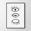 Poster Illustration Eye Eyes