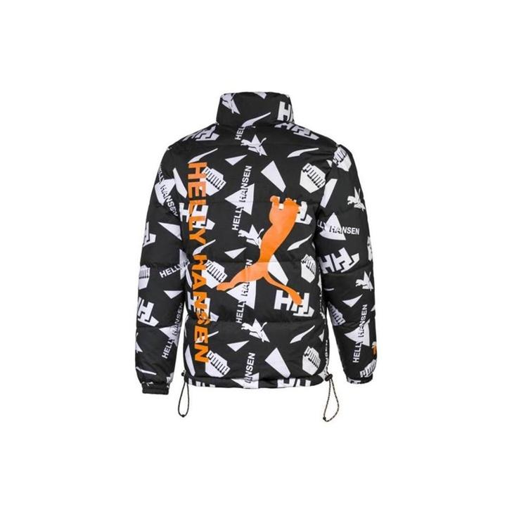 Puma X Colaborare Helly Hansen Jachetă Călduroasă Reversibilă din Bumbac cu Guler Înalt Unisex Îmbrăcăminte Exterioară Multicolor 597081-01