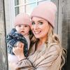 Autumn and Winter Knitted Parent-Child Woolen Hat for Children and Adults