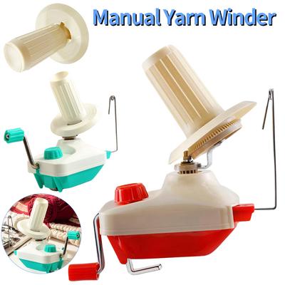 Portable Winding Machine Portable Yarn Winder for Knitting Yarn Ball Thread Fiber Wool String Skein Cable Hand Operated Winder