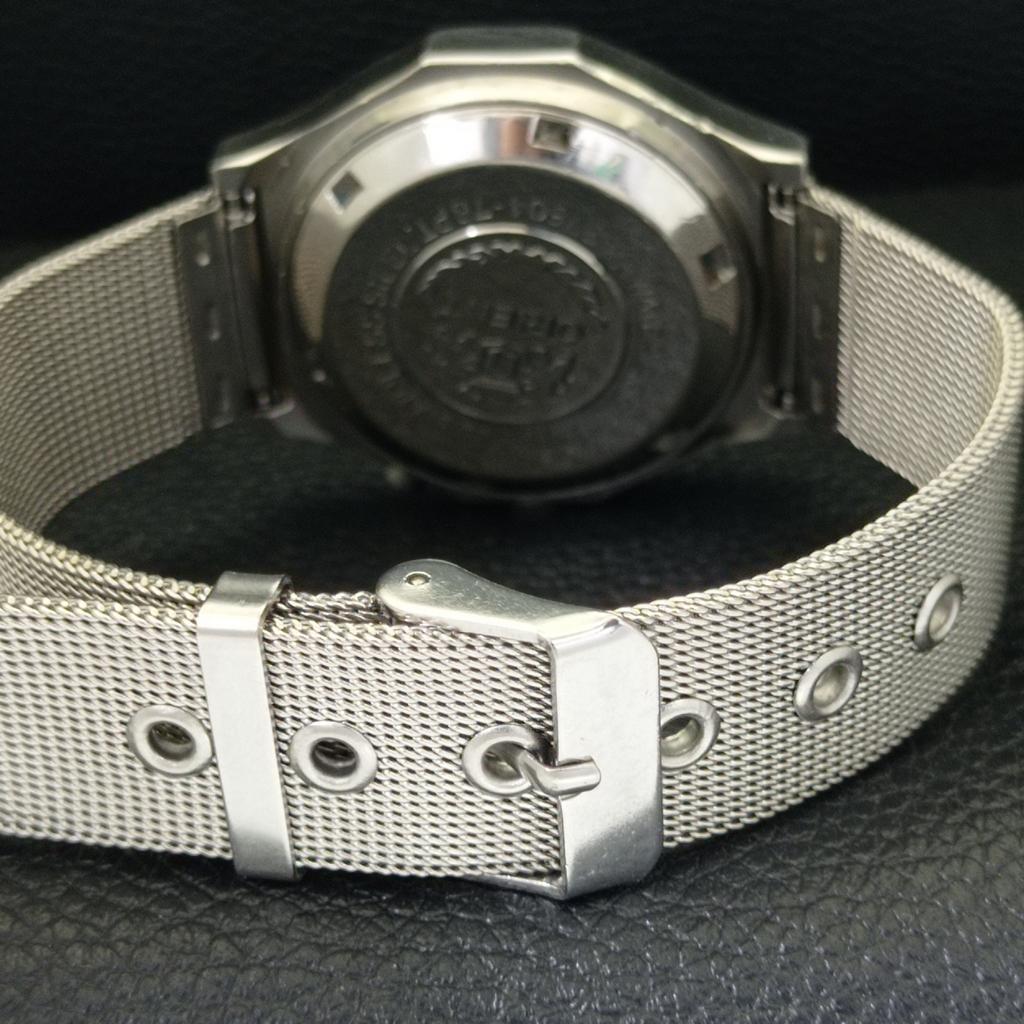 VINTAGE ORIENT AUTOMATIC 46941 JAPAN MENS BLUE COLOR DIAL WATCH A700713-5 R204-a700713