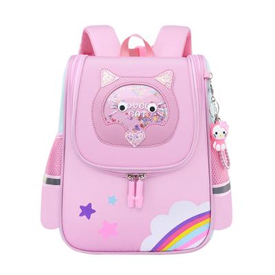 Cute Cat Rainbow Backpack for Kids Girls School Backpack Children Gift First Grade Bags Waterproof Princess Kindergarten BookBag