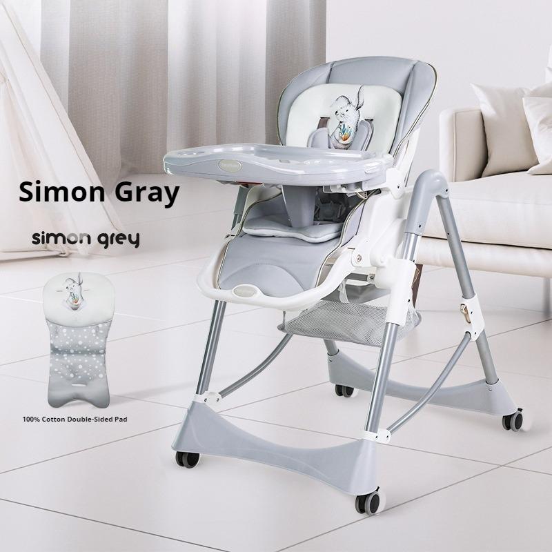 Baby Dining Chair Baby Eating Seat Household Movable Foldable Toddler Children's Meal