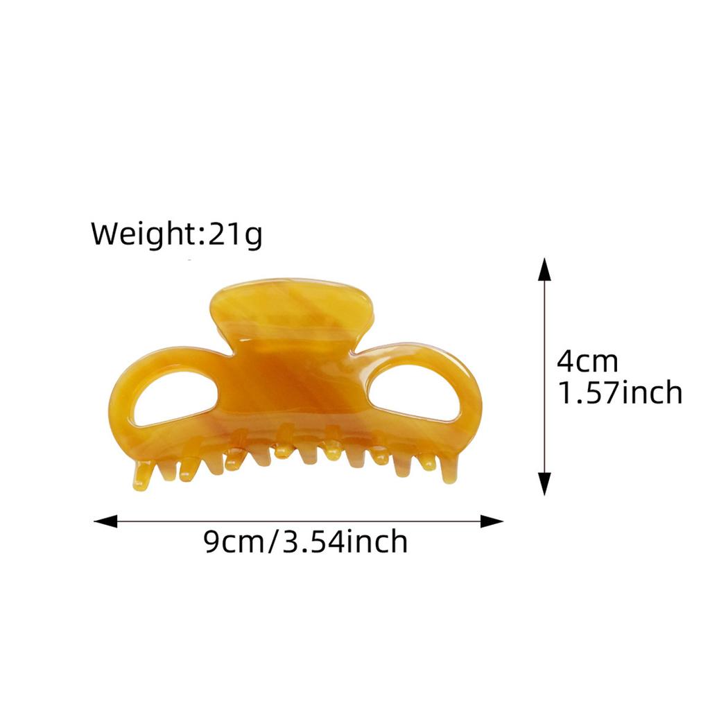Ausgehöhlte Greifklemme, modische Haarspange mit Leopardenmuster, Haarklammer für den Hinterkopf, gewickelte Haarspange, Haiklammer