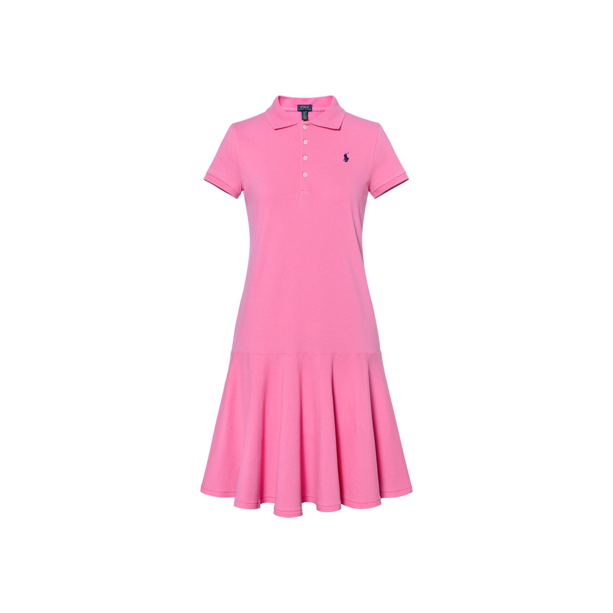 

Polo Ralph Lauren Kids Solid Color Polo Dress Kids Dresses Pink 311624740004 XL