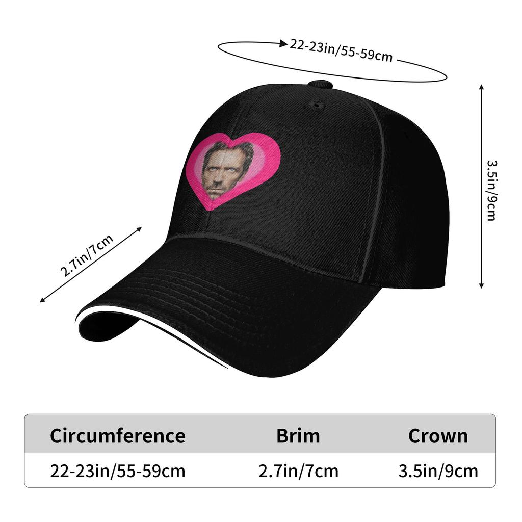 Doctor House  Baseball Cap  Y2k Funny Trucker Hat Summer Unisex-Teens Kpop Rock Baseball Caps