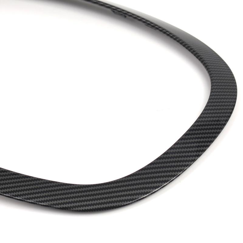 Headlight Bezel Ring Trim for Mini F60 F61 2017- Carbon Fiber Pattern ABS Exterior Frame 51137388117 51137388118 Direct Fit