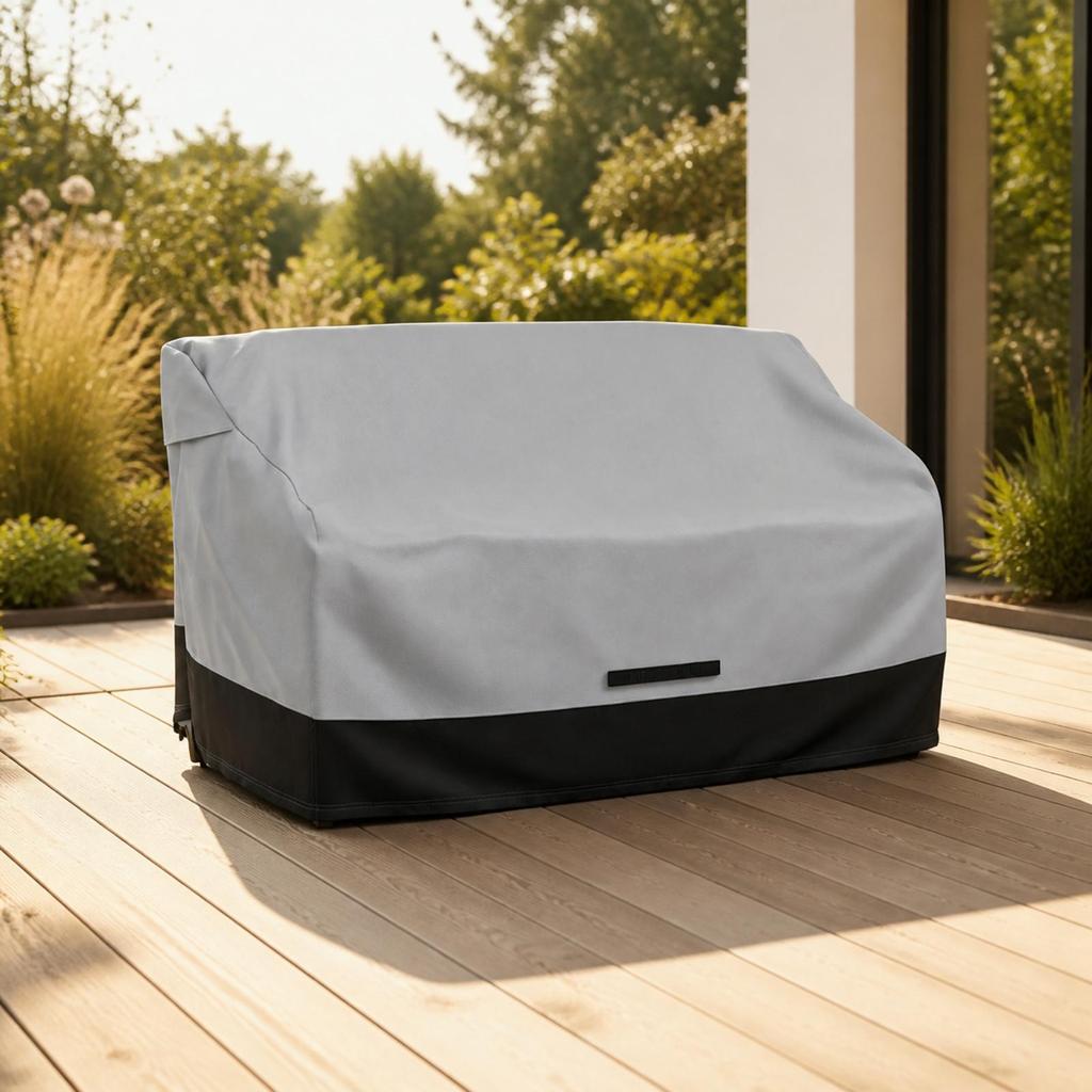 Patio Loveseat Cover Weatherproof Windproof for Backyard