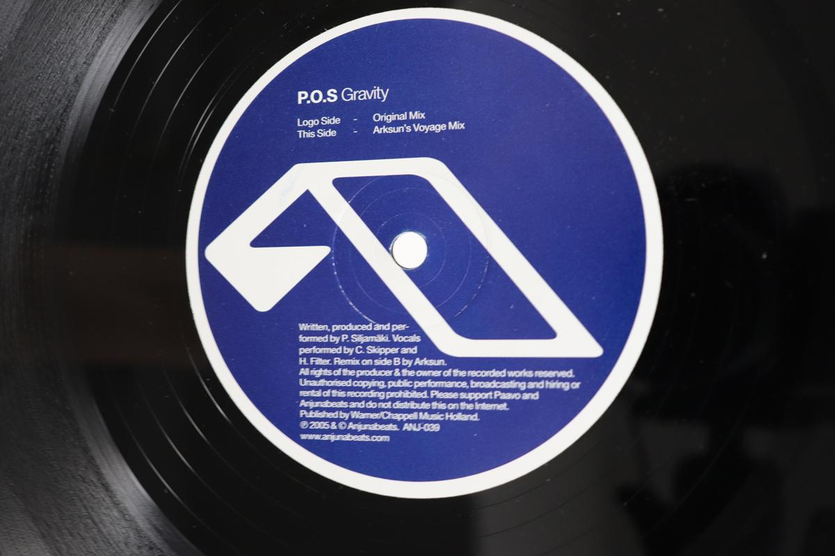 

12inch Record P.O.S. Gravity ANJ039 ANJUNABEATS 2005 UK Dance Electronica Used