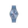 Monthly Drops Series Quartz Movement 30M Water Resistant Watch 34Mm Blue Dial Bio-Based Material Case Silicone Strap SS08N100-S14