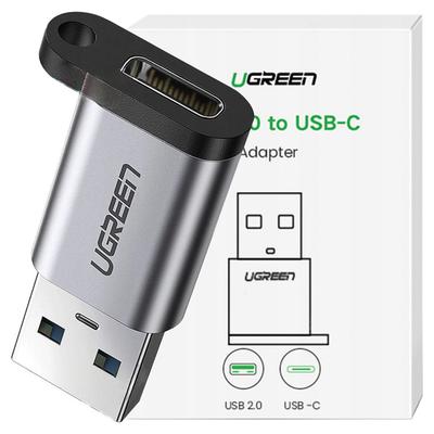 Adapter USB 3.0 To USB-C 3.1 PD Ugreen US276 (Gray)