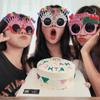 Occhiali da festa divertenti occhiali di compleanno decorazione torta Occhiali da sole per donne uomini