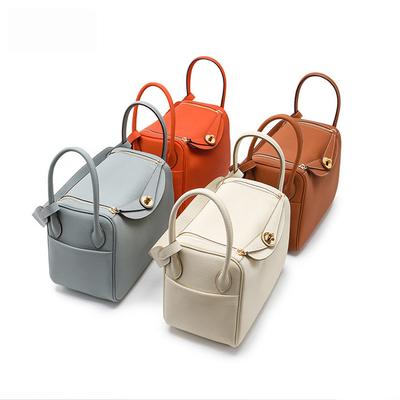Top-grain Leather Women's Bag, Spring Solid Color, High-end, Large-capacity, Women's Commuting Crossbody Bag
