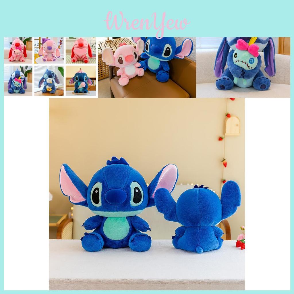 Süßer Cartoon Stitch Ente Plüschtier Ultra Weiches Blaues Kuscheltier Für Sammler