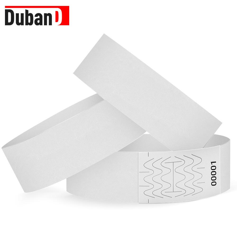 Waterproof Dupont Paper Wristbands With Uv Printing For Childrens Playground And Pool Access