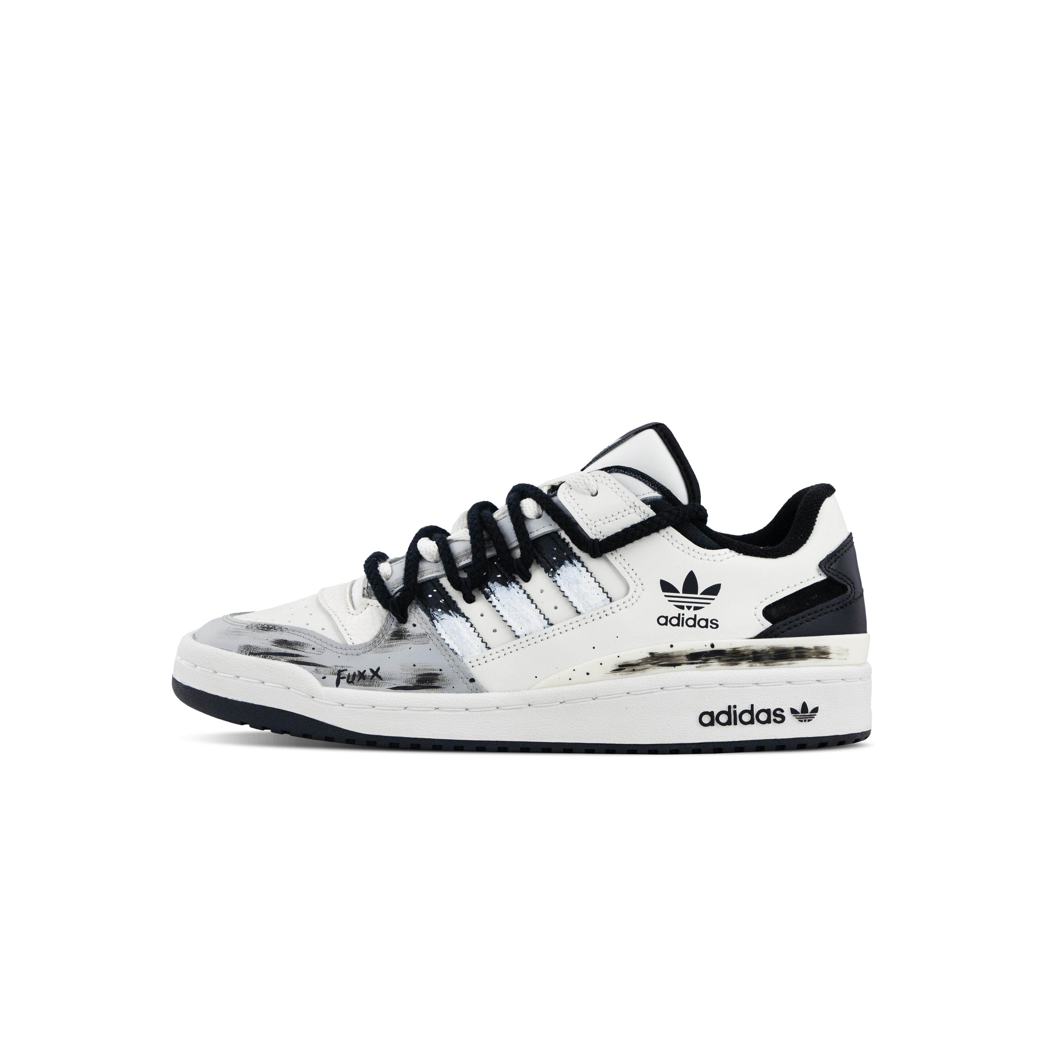 Adidas Originals FORUM Low Cl Low top Skateboard Shoes Unisex Black White IH7830(Team1149-) 36⅔