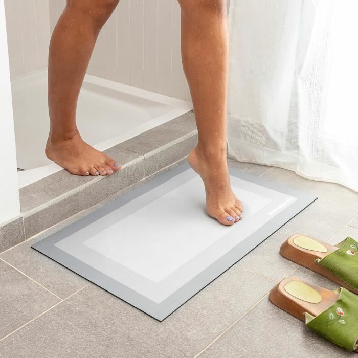 Bath Mat - InnovaGoods - Super-absorbent - Antibacterial - Non-slip - Modern Design