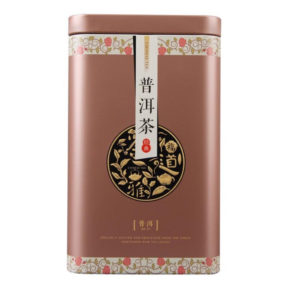 100g Yunnan Ripe Pu erh Tea Loose Canned Chinese Green Food Red Puerh Cooked Beauty