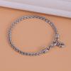 PANJBJ 925 Sterling Silver Double Layer Pearl Bracelet for Women Girl Design Bead Korean Sweet Jewelry Dropshipping