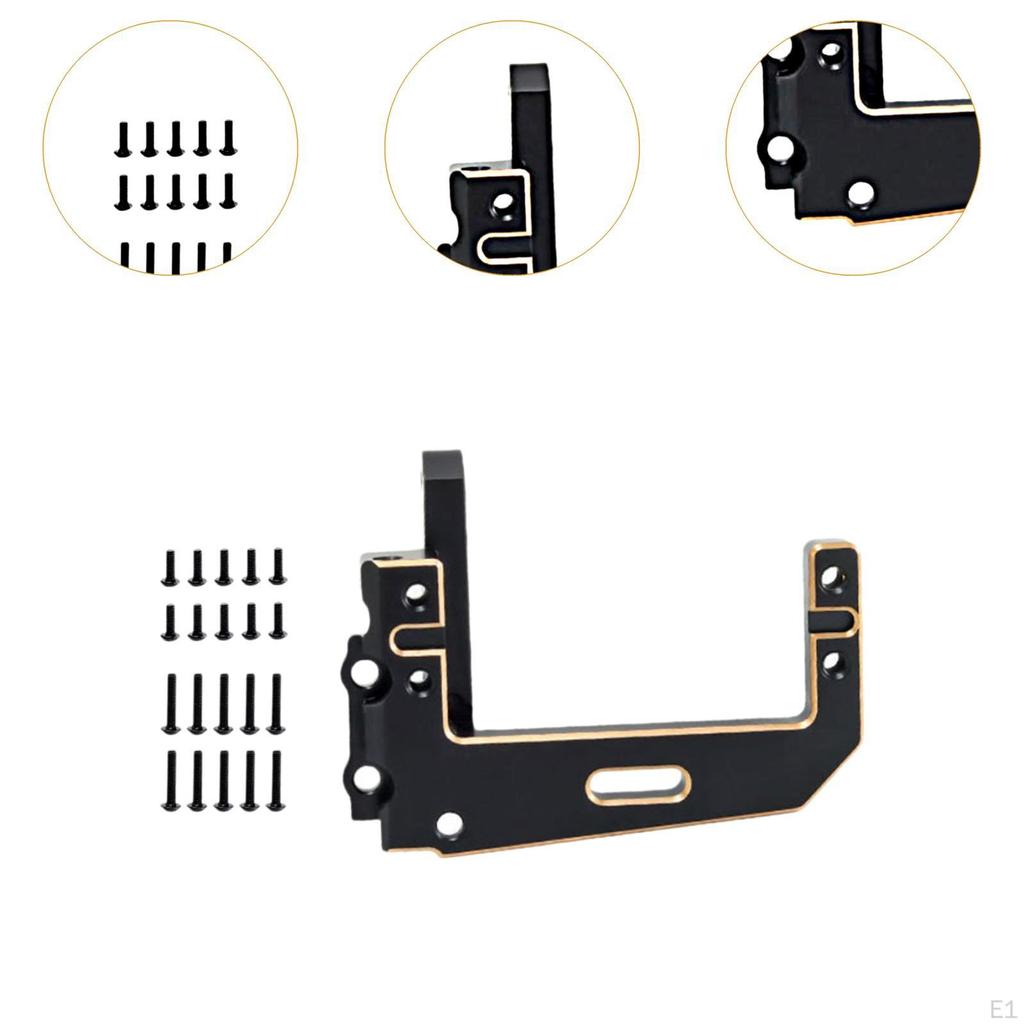 Brass Servo Stay Mount Assembly Upgrade Part Bracket Steering Gear Seat for 1:10 Sacle