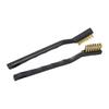 10Pcs 7 Inch Hand Brush Stainless Steel Copper Wire Brushes For Metal Rust Scrub Removal Cleanings Maintenance Manual Tool Set