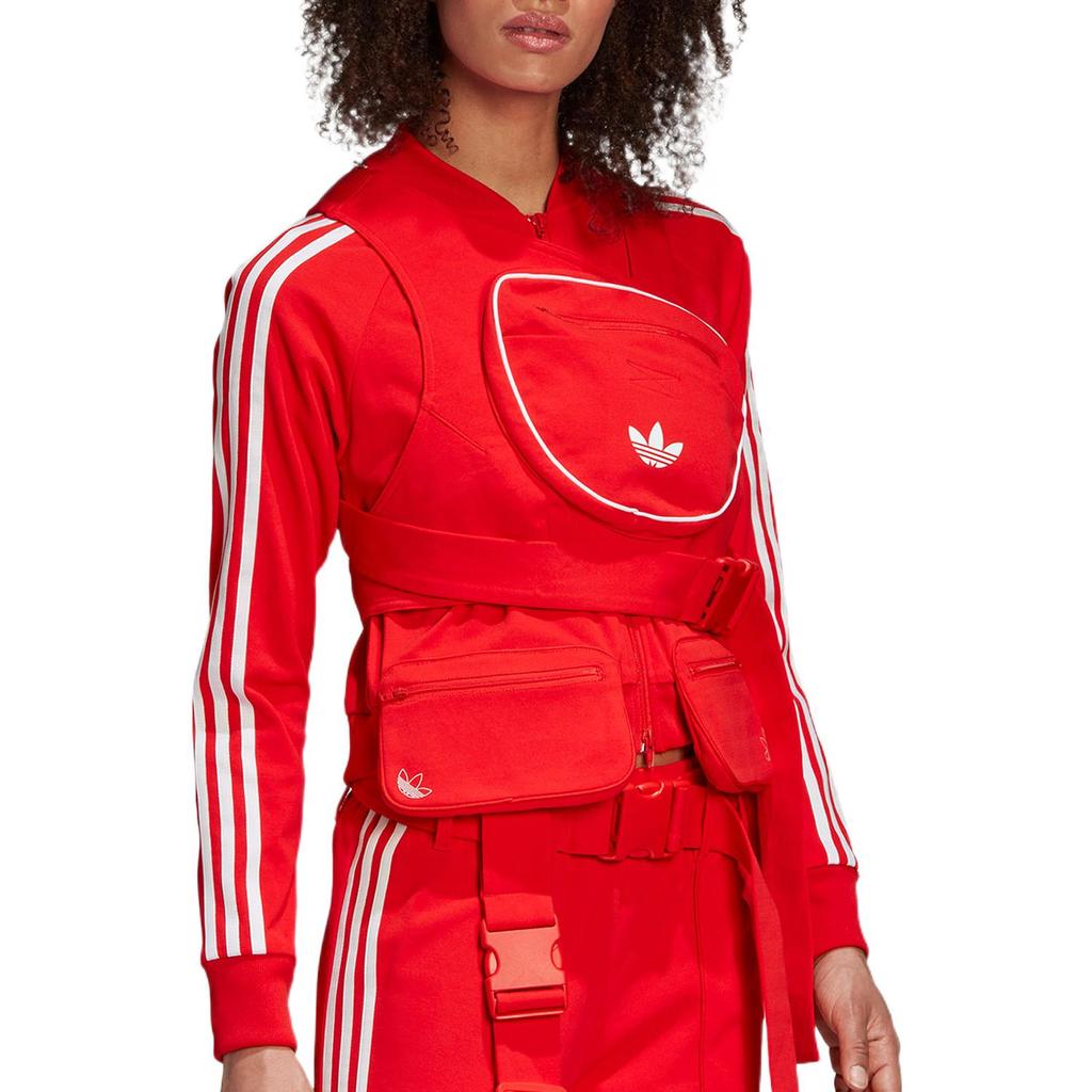 adidas Originals Adidas Originals Trefoil X Jwc Kollaborationsjacke Damen Rot GL6125