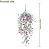 2pcs Hanging Artificial Flowers Plants -Outdoors Spring Summer Decoration, Faux Hanging Flowers Garden Porch Window Home Decor