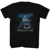 Def Leppard On Through The Night Czarny T-shirt dla dorosłych