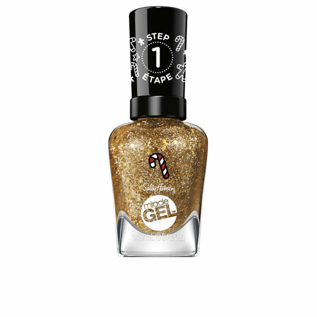 

Sally Hansen Miracle Gel Nail Polish No. 914 Less bitter, more glitter 14.7 ml