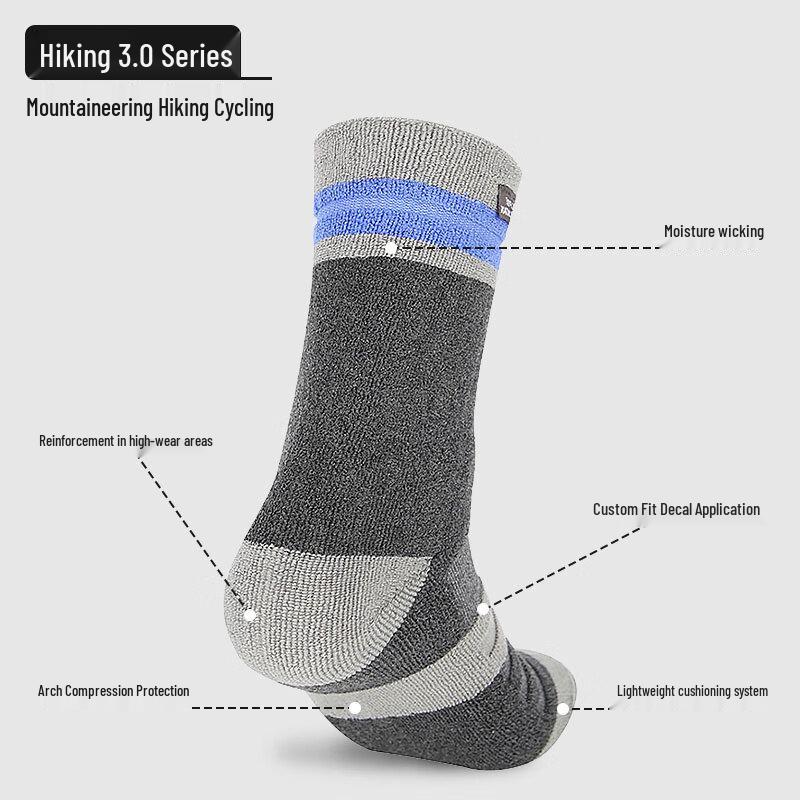 ALPINT MOUNTAIN Men's CoolMax Hiking & Mountaineering Socks