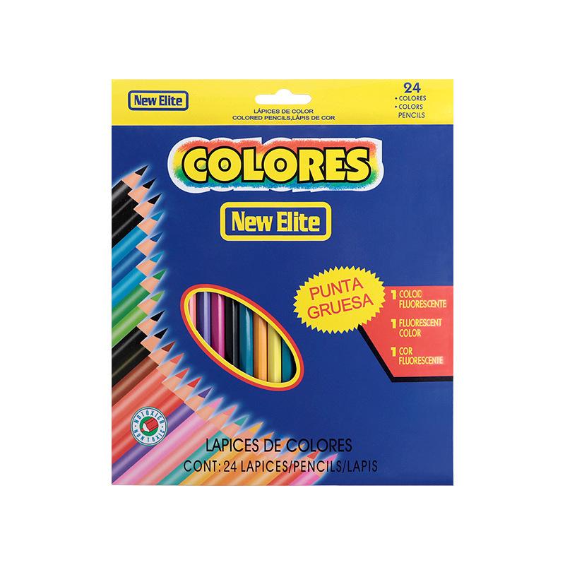 36-Color Oil-Based & Water-Soluble Colored Pencils for Kids - Ideal for Sketching and Drawing In Elementary School