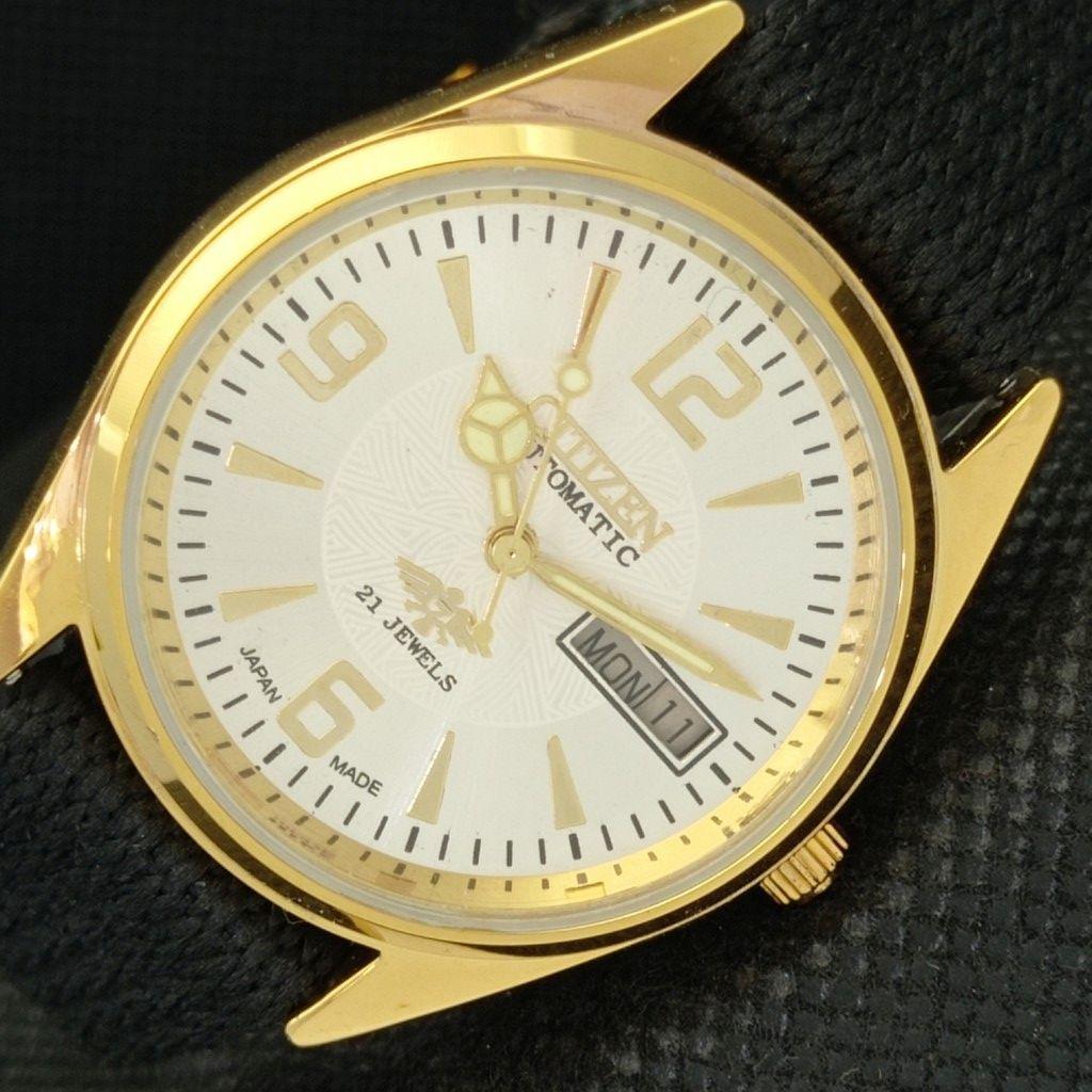 

ВОССТАНОВЛЕННЫЕ ВИНТАЖНЫЕ ЧАСЫ CITIZEN AUTO 8200 JAPAN MENS D/D БЕЛЫЕ 588b-a310475-2 SKU588b-a310475