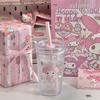 My Melody Cute Portable Straw Cup - Transparent Plastic, Perfect for Girls & Students, Ideal Travel Gift