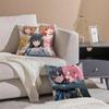 MMy Teen Romantic Comedy SNAFU Cushion Cover Pillowcase Short Plush Invisible zipper Room Sofa Cushion Cover