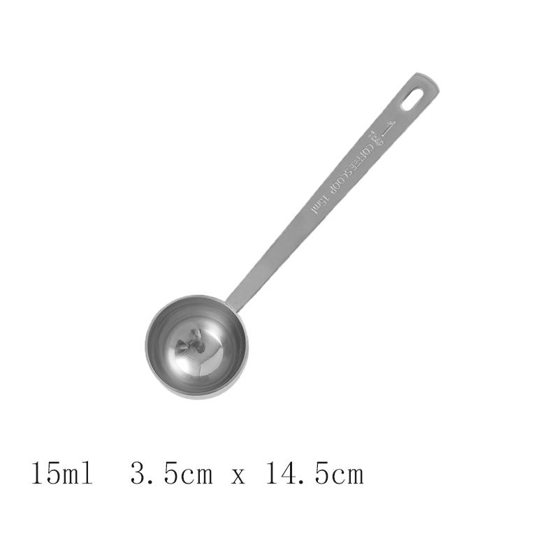 

2/3 шт 15/30 мл нержавеющая сталь мерная ложка для кофе длинная ручка кофейная ложка принадлежности для выпечки инструмент ложка кухонный инструмент