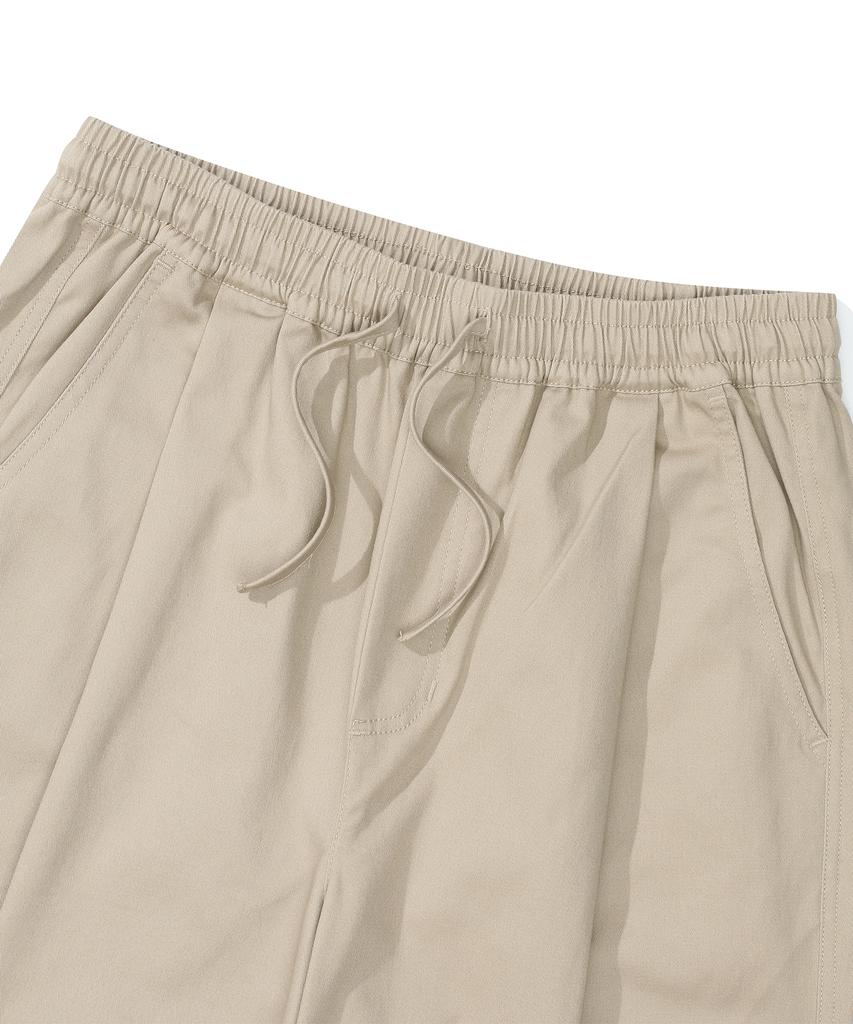 COLUMBIA UNIVERSITY M-Label Loose-Fit Pintuck Pants Heritage Beige