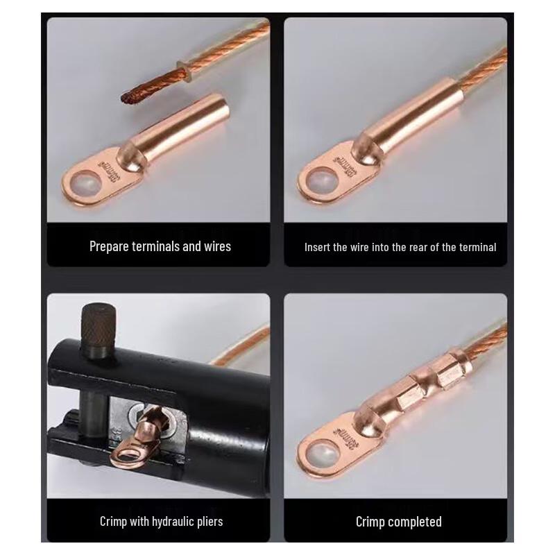 Kaooseen Red Copper Oil-Blocking Wire Terminal
