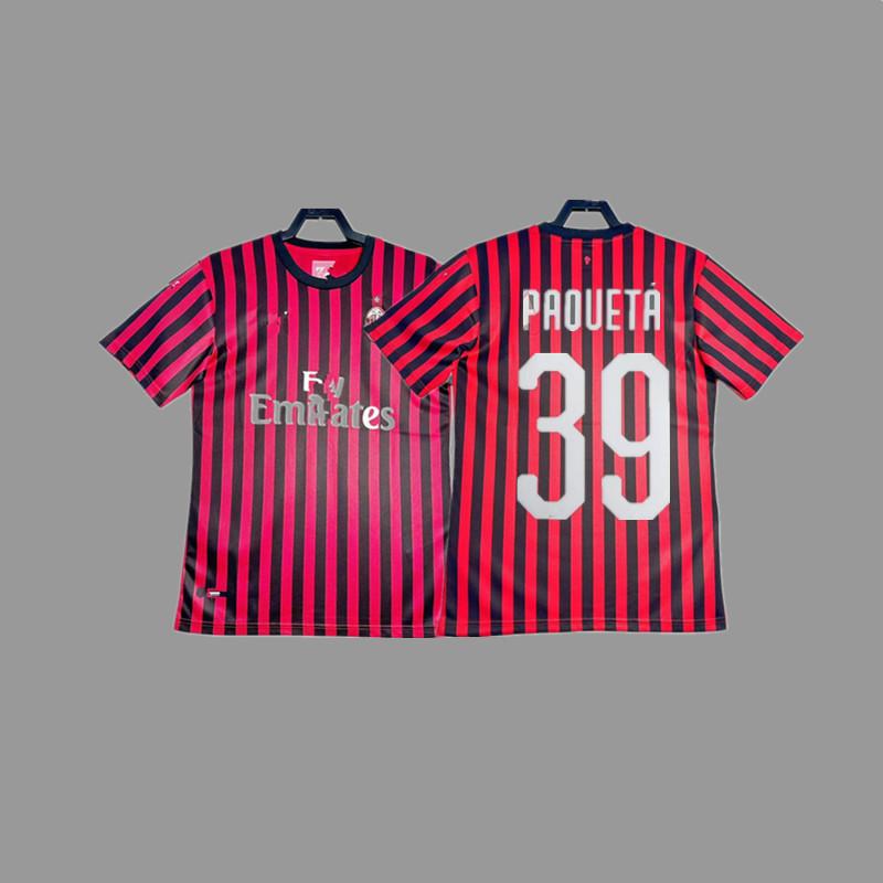 AC vintage jersey football jersey Maldini Tonali Ibka Piatek Shevchenko jersey